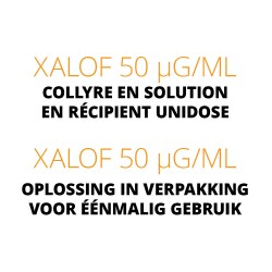 Xalof 50 µg/ml eye drops in solution in single-dose container