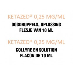 KETAZED® 0,25 mg/ml, oogdruppels, oplossing