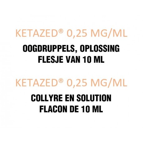 KETAZED® 0,25 mg/ml, collyre en solution