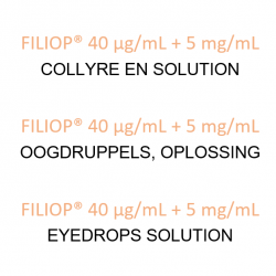 Filiop® 40 micro-g/mL + 5 mg/mL collyre en solution - travoprost/timolol